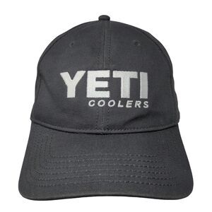 YETI Coolers Slideback Hat Gray One Size Embroidered Adjustable 6 Panel